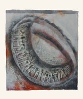 Ei-genart, 50 x 55, 2011, Mischtechnik auf Karton