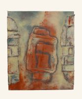 Grundriss, 41 x 49, 2012, Mischtechnik auf Baumwolle