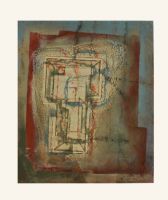 Grundriss, 41 x 49, 2012, Mischtechnik auf Baumwolle