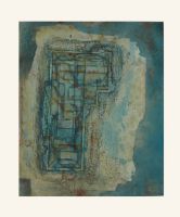 Grundriss, 41 x 49, 2012, Mischtechnik auf Baumwolle