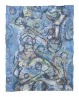 35 x 42 cm, ohne Titel, Mischtechnik auf Karton