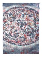 55 x 70 cm, ohne Titel, Mischtechnik auf Karton