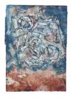 55 x 75 cm, ohne Titel, Mischtechnik auf Karton