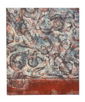 55 x 61 cm, ohne Titel, Mischtechnik auf Leinwand