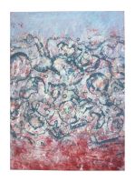 56 x 76 cm, ohne Titel, Mischtechnik auf Leinwand