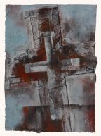 Schnittstelle, 25 x 35, 2011, Mischtechnik auf Karton