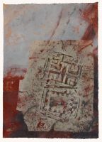 Leerstück, 50 x 70, 2006, Mischtechnik auf Karton