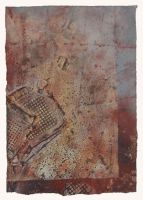 Von weit oben, 35 x 50, 2006, Mischtechnik auf Karton