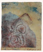 Yog-art, 35 x 42, 2006, Mischtechnik auf Karton