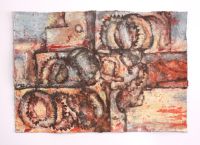 Ohne Titel, Mischtechnik auf Karton, 35 x 50 cm