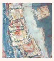 Fundamental, 55 x 61, 2013, Mischtechnik auf Baumwolle