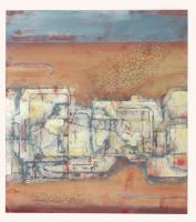 Fundamental, 61 x 68, 2013, Mischtechnik auf Baumwolle