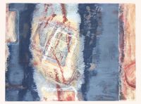 Kraftfeld, 72 x 95, 2013, Mischtechnik auf Baumwolle
