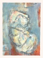 Vielschichtig, 50 x 70, 2013, Mischtechnik auf Karton