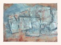 Architektur-Struktur, 50 x 70, 2013, Mischtechnik auf Karton