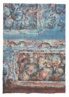 Planeten-Geburtshäuser 35 x 50 cm, Mischtechnik auf Karton