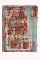 Figuration, 25 x 35, 2014, Mischtechnik auf Karton