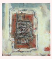 Das offene innere, 74 x 81, 2014, Mischtechnik auf Baumwolle