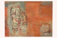 Areale, 110 x 150, 2014, Mischtechnik auf Baumwolle
