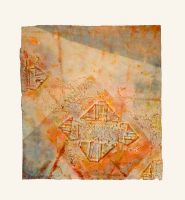 Leerstück, 50 x 55, 2008, Mischtechnik auf Karton