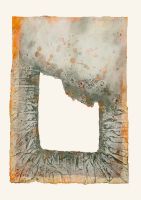 Durchblick, 35 x 50, 2008, Mischtechnik auf Karton