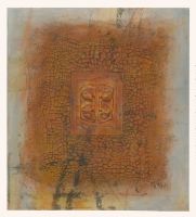 Ikone, 55 x 62, 2006, Mischtechnik auf Baumwolle
