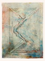 Couv-erd, 25 x 35, 2006, Mischtechnik auf Karton