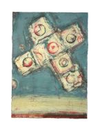 50 x 70 cm, Mischtechnik auf Karton „Kreuz des Südens“
